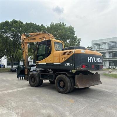 China 210W-9T Hyundai Roda Excavadora Usada Hyundai Equipamento de Construção 21 toneladas à venda