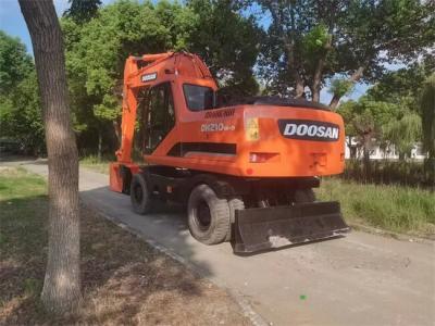 China Gemakkelijk onderhoud DH210 Gekochte Doosan graafmachine met wielen 21 ton graver Te koop