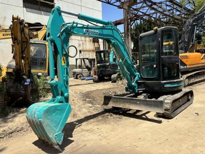 China 28 kW vermogen Tweedehands Kobelco graafmachines SK55SR Kobelco 5 ton graafmachine Te koop