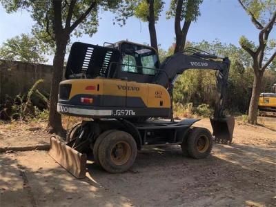 China Excavadora de rodas Volvo EW70 2020 Mini Excavadora pré-propriedade de 7 toneladas à venda