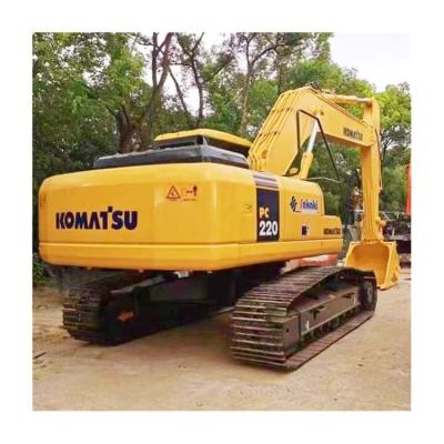 China Excavadoras Komatsu de segunda mão de 22 toneladas PC220-7 com motor de injecção direta à venda