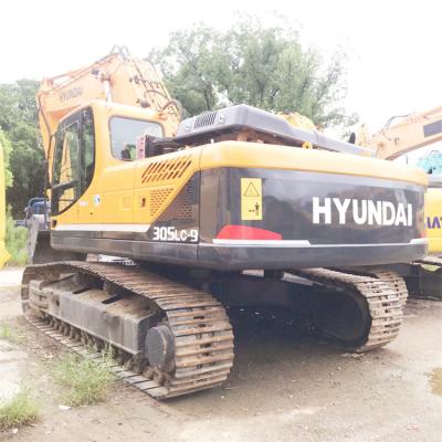 China Coreia original Hyundai R305-9T de segunda mão Excavadora 30 toneladas usado Hyundai R305-9T Excavadora à venda