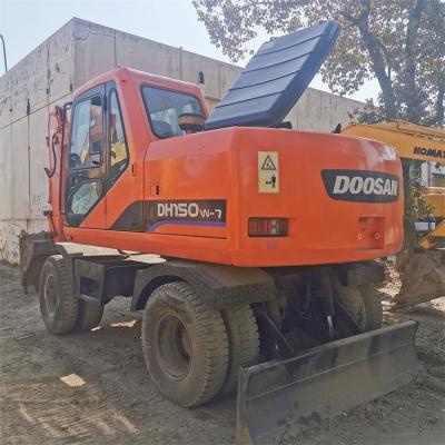 Китай DH150W-7 Использованный экскаватор Doosan 15 тонн Энергоэффективный экскаватор продается