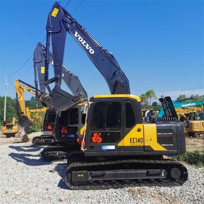 China Tweedehands Volvo Crawler Graafmachine Volvo Ec140d 14 ton lange werktijden Te koop