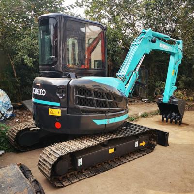 China Gebrauchtes Kobelco Minibagger SK55SR Kobelco 5 Tonnen Bagger mit Originalteilen zu verkaufen