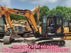 Easy Maintenance Efficient Sany SY60C Excavator Used Construction Machinery