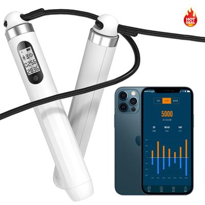 China Button Press Smart Jump Rope App Control Speed ​​Counting Skipping Rope Custom Skipping Rope for sale