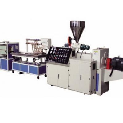 China Double Profile PVC Ceiling Panel Production Line Output Fast Speed ​​Extruder for sale