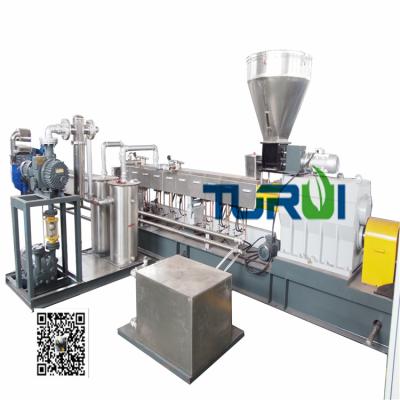 Китай PP and calcium carbonate TSSK parallel twin screw PE omia masterbatch granulator продается