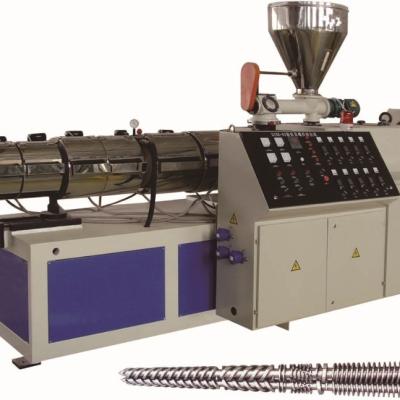 Китай SJSZ51 105 Conical Twin Pellets Screw Extruder PVC Hot Cut Pelletizer продается