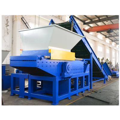 China Waste Plastic Crusher Pallet Shredder For Sale Single Shaft Plastic Shredder Machine for sale