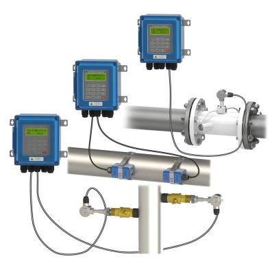 China Water Supply Digital Ultrasonic Water Flow Meter TUF-2000B Liquid Flow Meter DN25-6000mm for sale