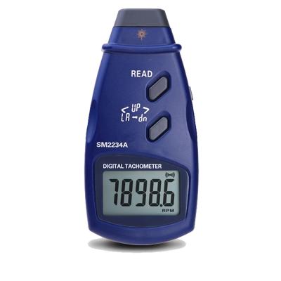 China Non Contact Digital Laser Tachometer SM2234A 2.5~99999 RPM Gauge SM2234A for sale