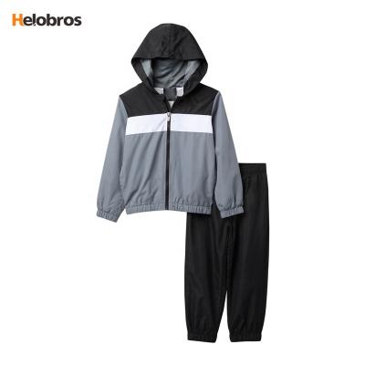 China Wholesale Quality 100% Polyester / 100% Nylon Custom Football Training Anorak Set Kids Boys Tracksuits Kids for sale