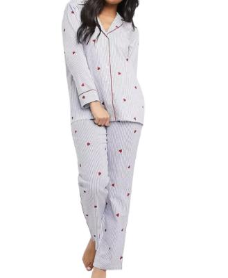 China Good quality QUICK DRY winter fashion warm sleepwear ladies long sleeves pajama girls pajamas home set for sale