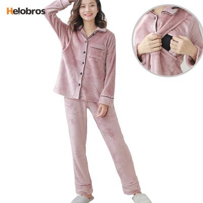 China New Factory Style Flannel Winter Pajamas Hot Women Pajamas Custom Wholesale QUICK DRY Pijamas for sale