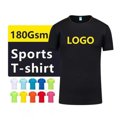 China Anti-Wrinkle 180 Gsm Digital Custom Logo Screen Printed Custom Plain 100% Cotton T-Shirts For Printing for sale