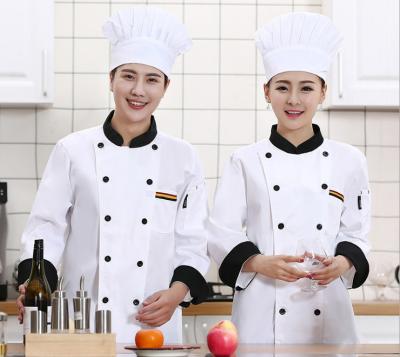 China Hygroscopic And Sweat Freeing Men And Women Cook Uniform Jacket for sale