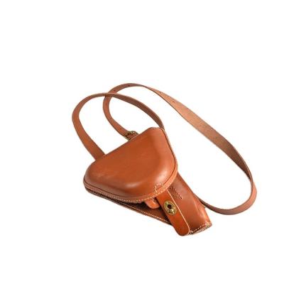 China 100% Genuine Cowhide Leather Military Tactical Holster Concealed Carry High Quality Handgun Gun Holster for sale