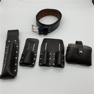 China Durable Leather Tool Belt Set Tool Bag For Scaffolding Use Good Quality for sale