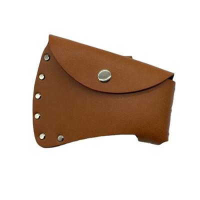 China Durable Protective Leather Blade Case Ax Sleeve Ax Frontier Dedicated To Waist Ax Leather Cover for sale