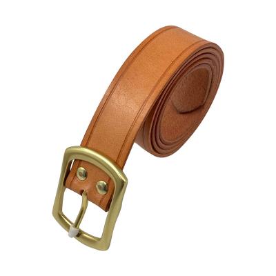 China Protect Waist Wholesale Men's Leather Belt Classic Main Layer Electrician Leather Belt for sale