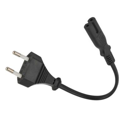 China Home appliance E. European 2 prong power cord - with c7 connector for sale