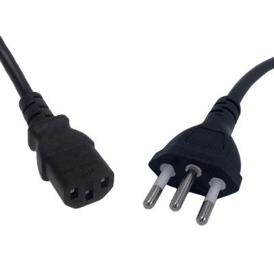 China Home Appliance BR INMETRO Type N Plug Brazil Power Cord For Laptop Household for sale