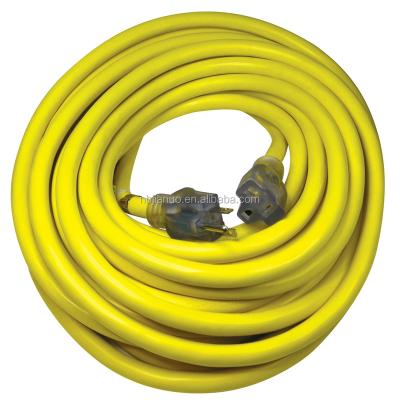 China Industrial Equipment NEMA 5-15 12/3 Male To Female Power Extension Cord for sale