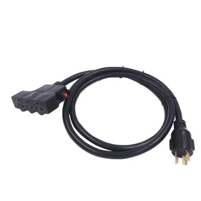 China Industrial Equipment L5-30P To 5-20R Locking Generator Extension Cord for sale