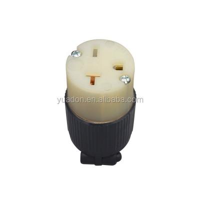 China Approved Industrial US/American Approve 250v NEMA 20 Amp 6-20C Connector 6-20r Colored Electric Towing Receptacle for sale