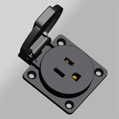 China Commercial waterproof wall outlet for Canada/Taiwan/Brazil for sale