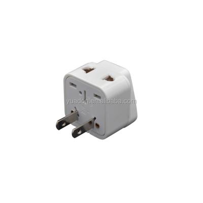 China factory supply 2-in-1universal multiple socket 2-in-1 to usa japan china travel power plug adapter for sale