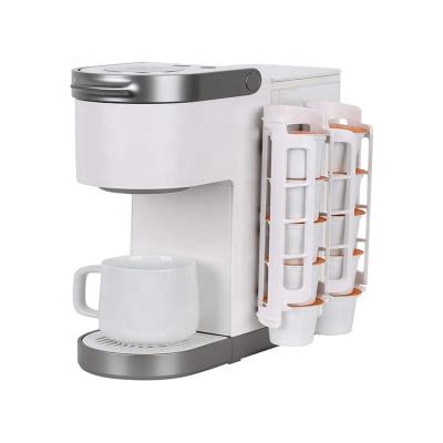 China Sustainable Coffee Pod Organizer Perfect for Small Counters 2 Pack| For 10 K-Cups White for sale