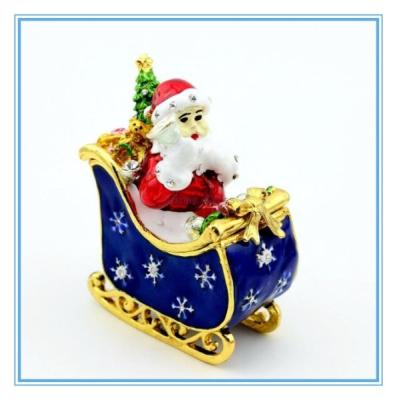 China Trinket box with Stanta Claus shape for Christmas for sale