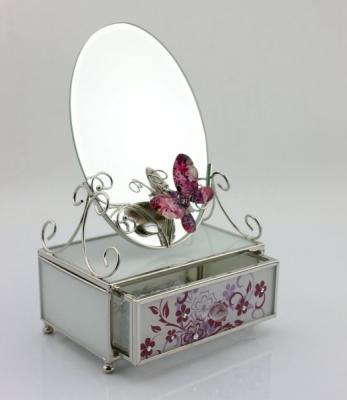 China Wedding Gifts Mirror Jewelry BOX for sale