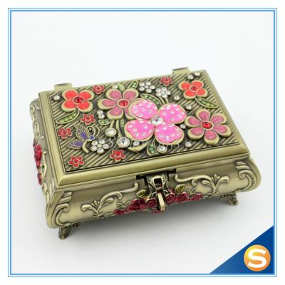 China Antique Metal Jewelry Gift Box for Sale for sale