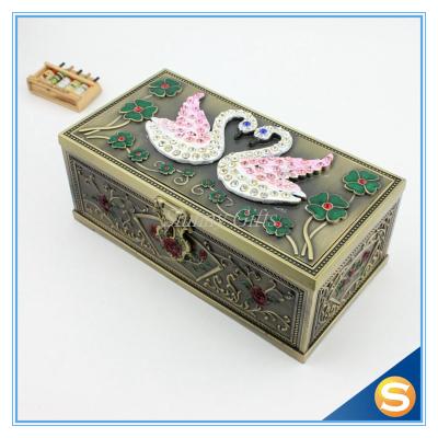 China Double-deck Luxury Jewelry Organizer Box Manufacturers China for sale