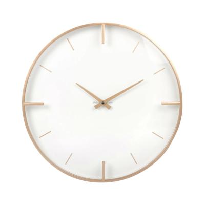 China Europe Yiju Modern Home Decorative Rose Gold Glass Wall Clock Living Room Decor For Luxury Wall Clock OEM Manufacturing for sale