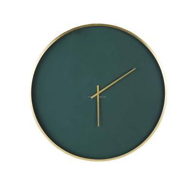 China Europe Yiju Modern Mirror Wall Clock Peacock Living Room Home Decorative Decor For Luxury Wall Clock OEM Manufacture for sale