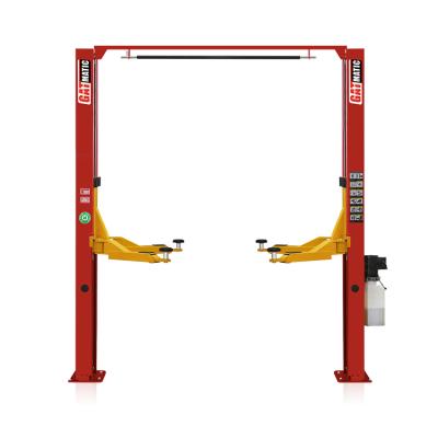 中国 Hydraulic Auto Clear Floor Two 4 Ton Parking Garage 2post Lift Car 2 Post Workshop Equipment 販売のため