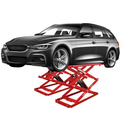 中国 Super Thin Car Scissor Lift Scissor Car Lift Hydraulic Car Scissor Lift 販売のため