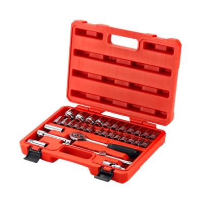 China 12.5mm Metric 6-PT Socket Tool Set, Hand Tool Set For Car Repair for sale