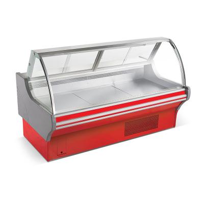 China Single-Temperature Supermarket Commercial Refrigerated Display Cabinet For Used Meat And Grocery Cold Dishes for sale