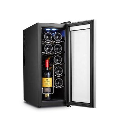 China Household Table Top Mini Semiconductor Electric Refrigerator Wine Cooler / Refrigerated Wine Cabinet For Bar / Hotel / Home for sale