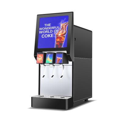 China Factory price automatic coke dispenser vending machine with 3 valves for restaurant 3F3B for sale