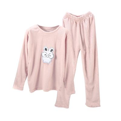 China 2 Pcs Winter QUICK DRY Long Sleeve Pajama Set Women High Quality Sleepwear Women's Pajamas Clothing for sale