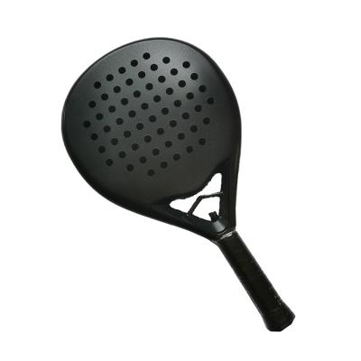 China Custom Logo Carbon Fiber Plate Tennis Racket EVA Lightweight Professional Outdoor Paddle Carbon Beach Tennis Racquet for sale