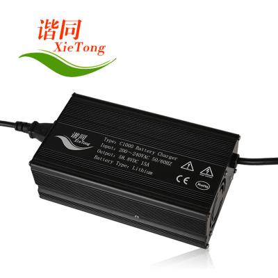 China XT120 electric scooter motorcycle scooter 63V 15A battery charger for 60V 15S li-ion/lifepo4 battery with etc. for sale