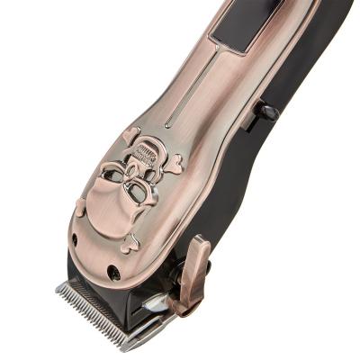 China Hotel NOVAVIDA Electric Haircut Machine Gold Hair Clippers Men for sale